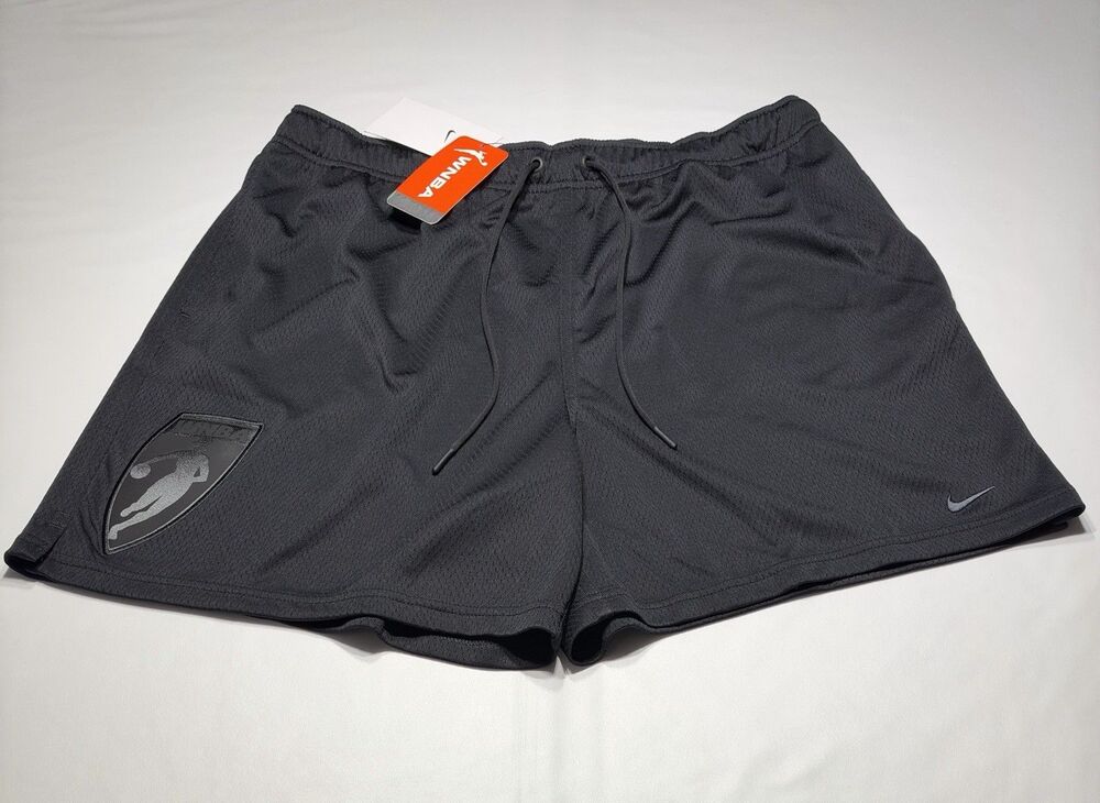WNBA 30th Anniversary Nike Mesh Shorts Black Basketball Unisex Size Large NWT